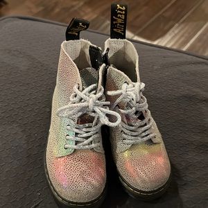 Dr. Martens 1460 Pascal Iridescent 8-Eye Boot - rainbow size 7 - toddler walker